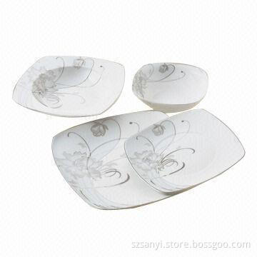 24pcs Square Dinner Set